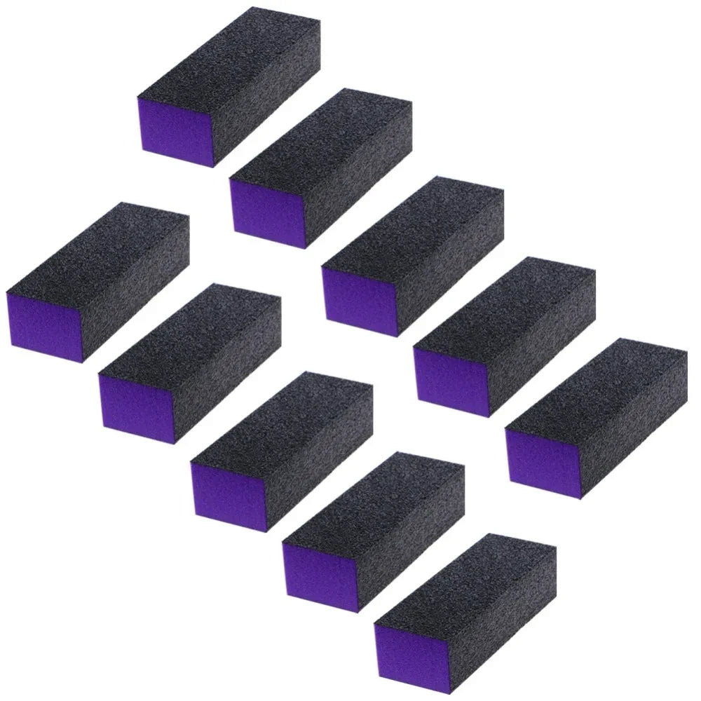 3 way Orange or Purple Buffer Block 100/180 10pcs pack