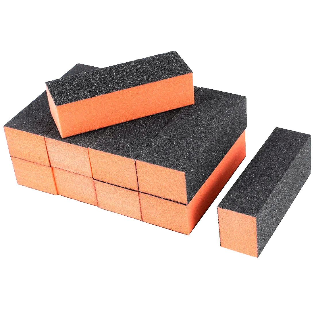 3 way Orange or Purple Buffer Block 100/180 10pcs pack