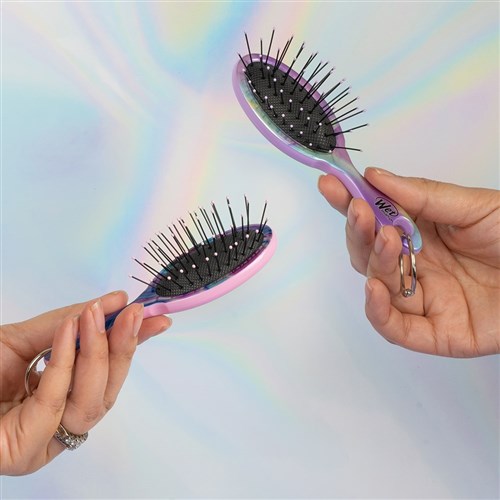 Wet Brush Detangler Mini Keyring - Stone Fantastic Pink
