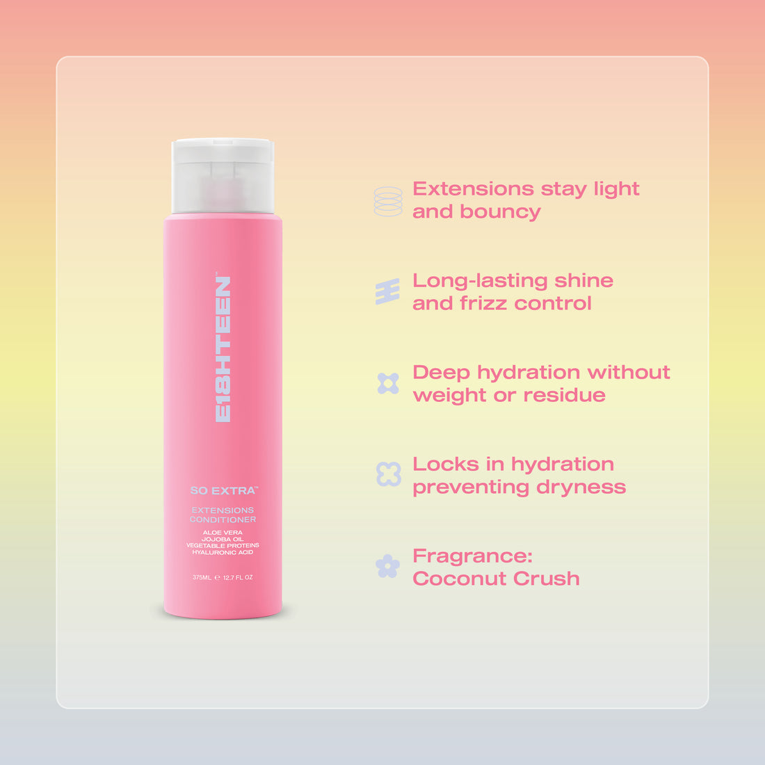 E18HTEEN So Extra Extensions Conditioner 375ml