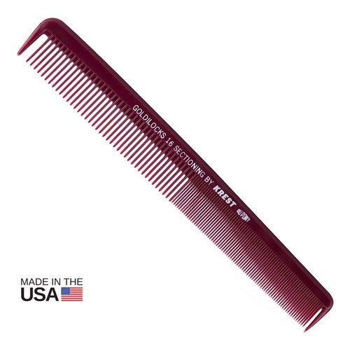 Krest Goldilocks No. 16 Cutting Comb - 21.5cm