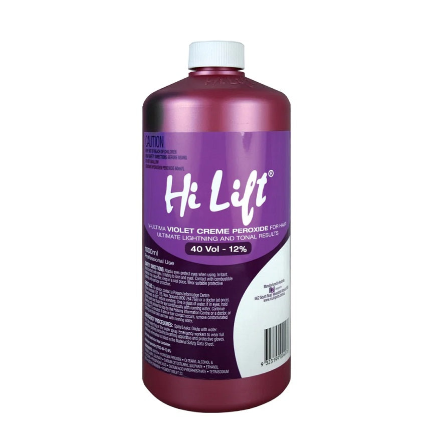 Hi Lift Peroxide Violet 40vol - 12% 1 Litre