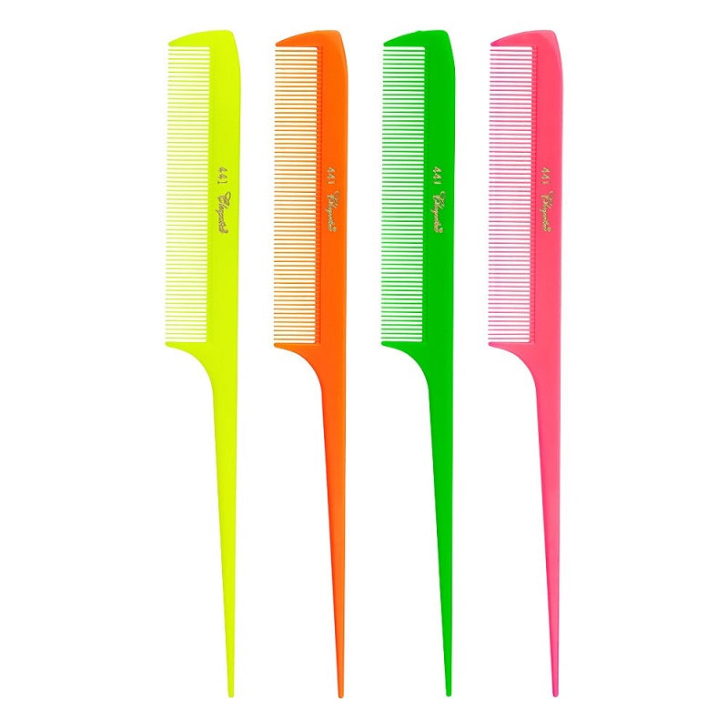 Krest Cleopatra 441 Neon Tail Hair Combs Assorted Colours
