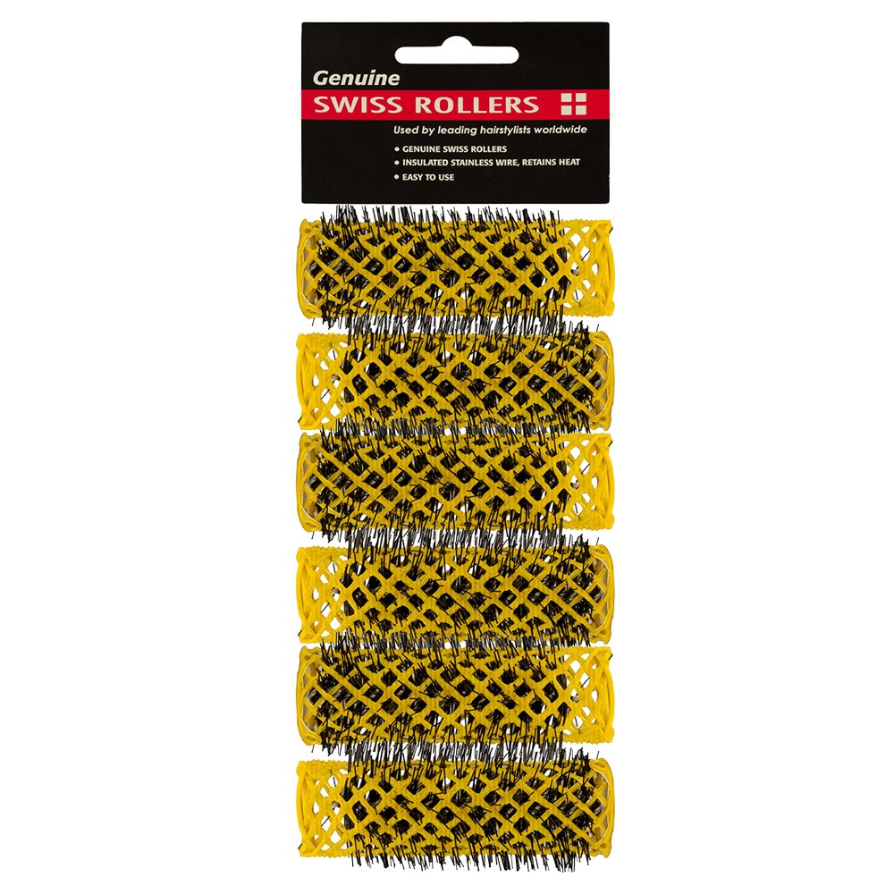 Dateline Professional 20mm Swiss Hair Rollers 6 Pack