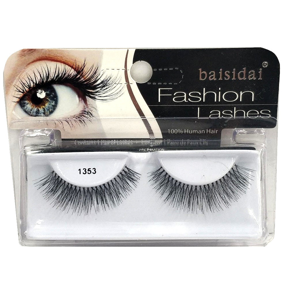 Baisidai Fashion Strip Lashes 1 pair #1353