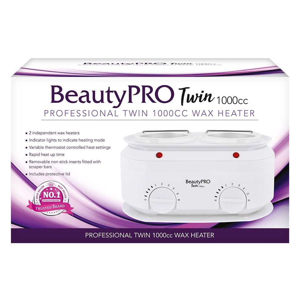 BeautyPRO Twin 1000cc Professional Wax Heater