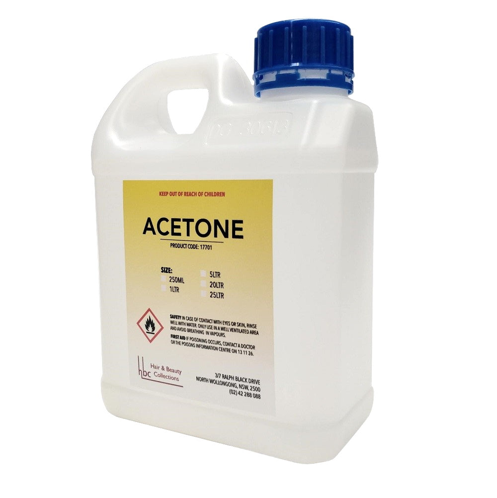 HBC Acetone Nail Polish Remover 1lt