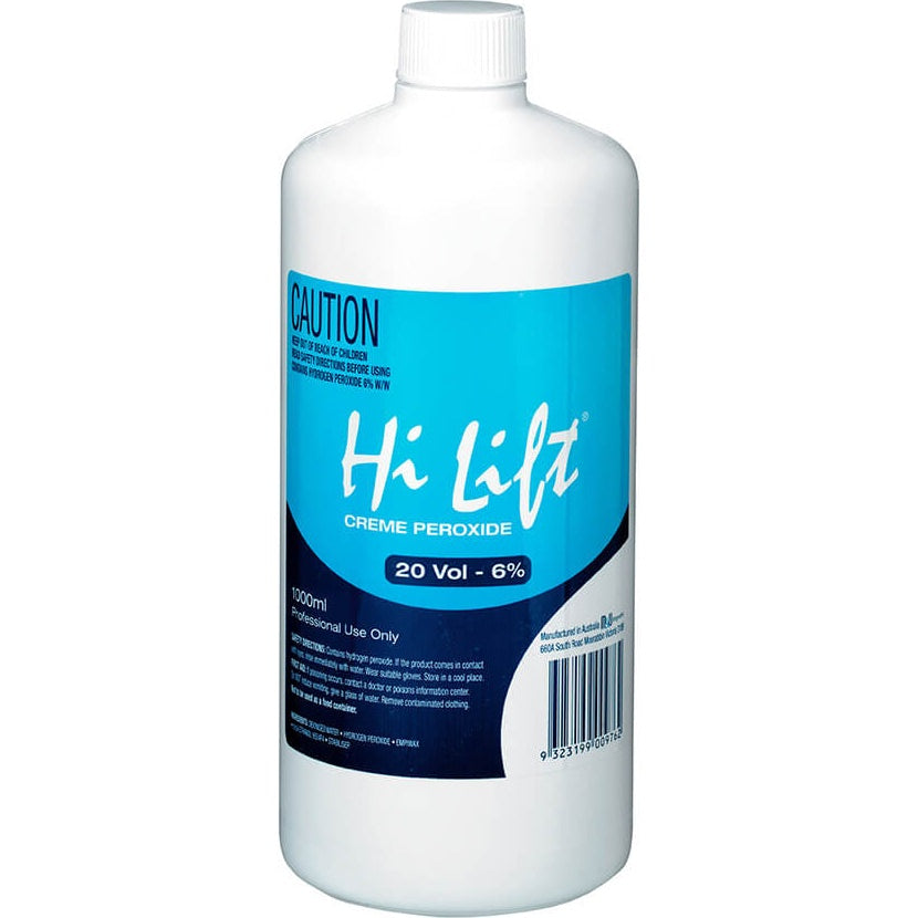 Hi Lift 6% Peroxide 20vol 1 Litre