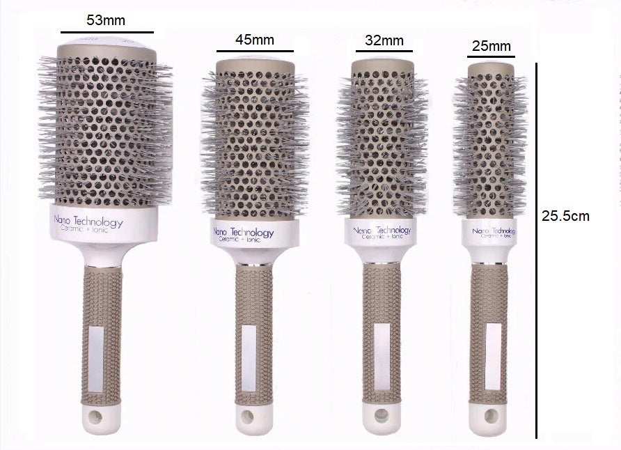 Nano Technology Ceramic Ionic Thermal Brushes 4pc Set