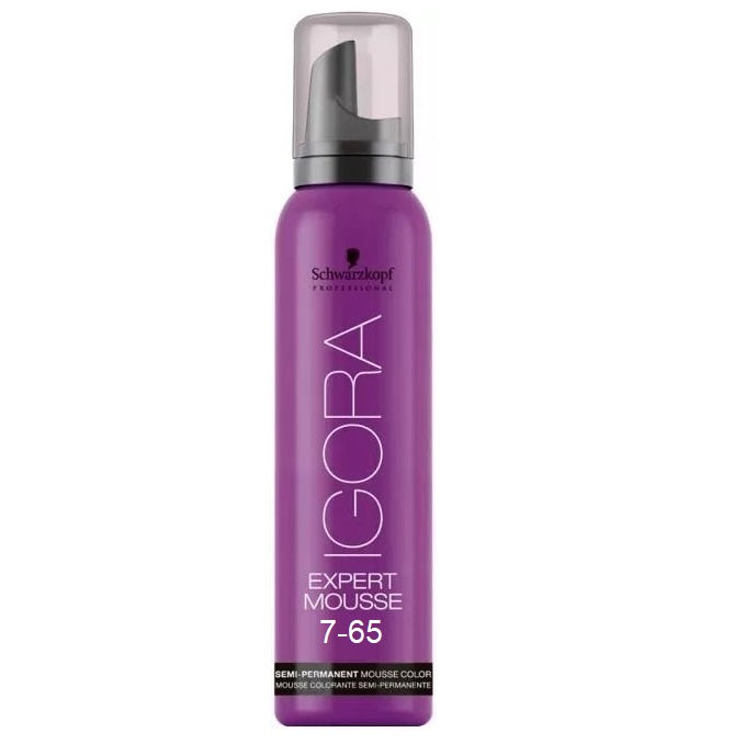 Schwarzkopf Igora Expert Mousse 7-65 Medium Blonde Gold 100ml