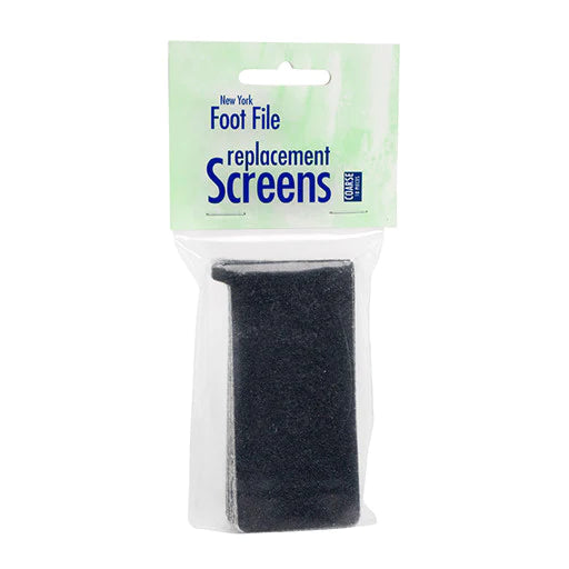 Salon and Spa New York Foot File Replacement Screens Coarse 20pk