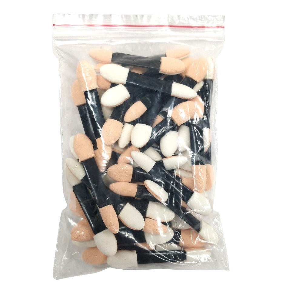 Disposable Eyeshadow Applicator double sided 50pk