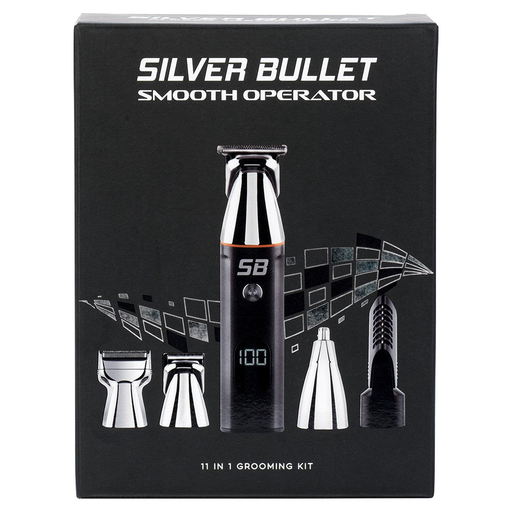 Silver Bullet Smooth Operator 11 In 1 Grooming Trimmer Kit