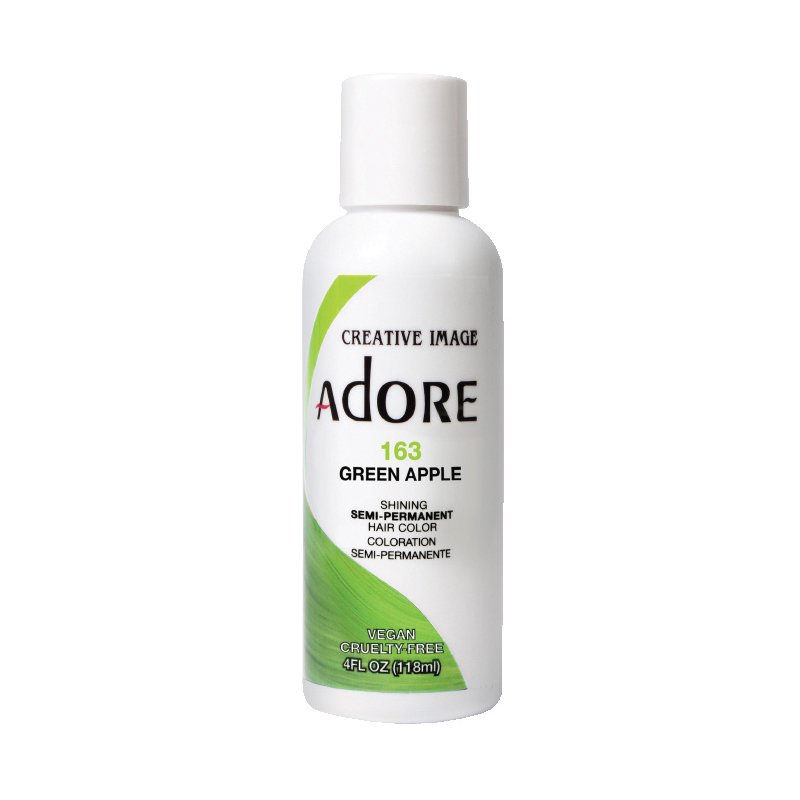 Adore Semi Permanent Hair Color - Green Apple - 163