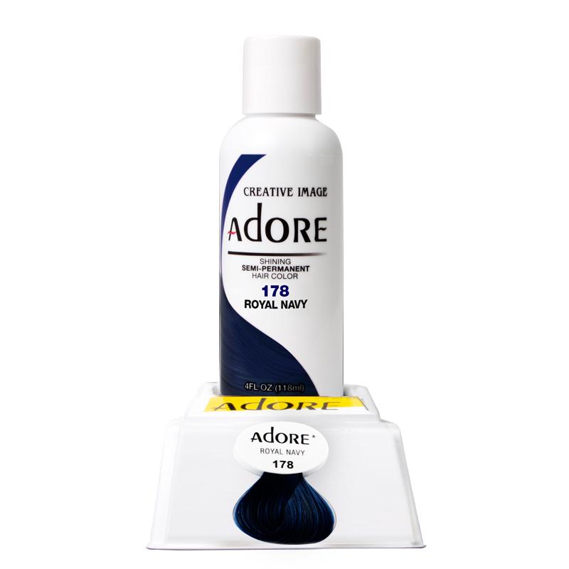 Adore Semi Permanent Hair Color - Rotal Navy - 178