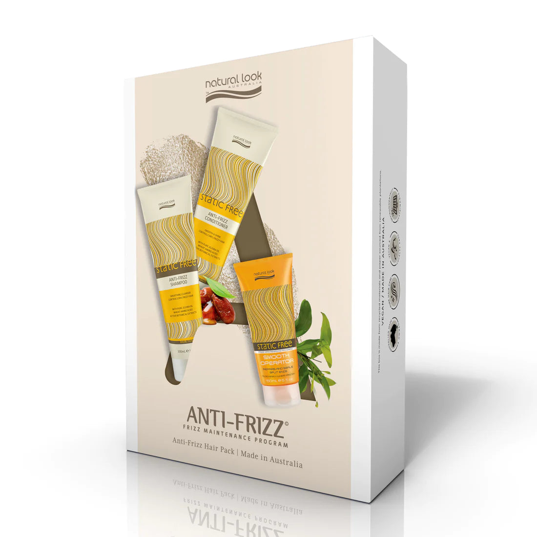 Natural Look Anti-Frizz Trio Gift Pack