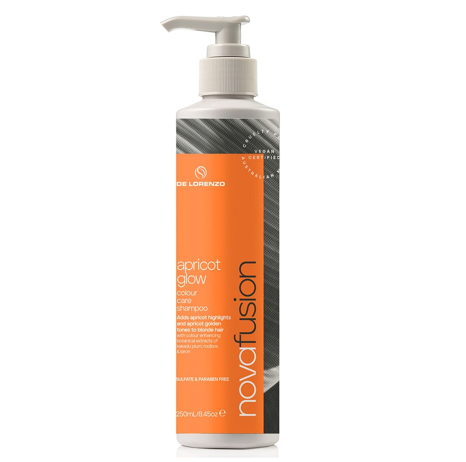 De Lorenzo Novafusion Shampoo Apricot Glow 250ml