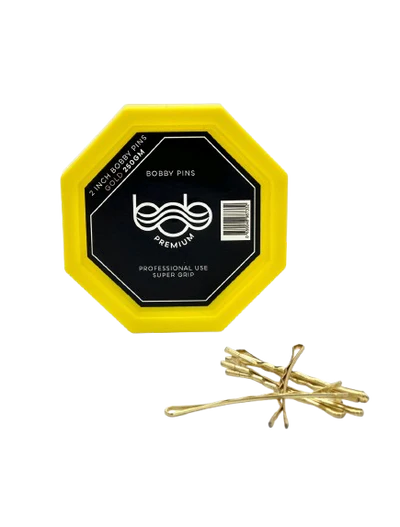 BOB Premium Bobby Pins 2 Inch 250g - Gold