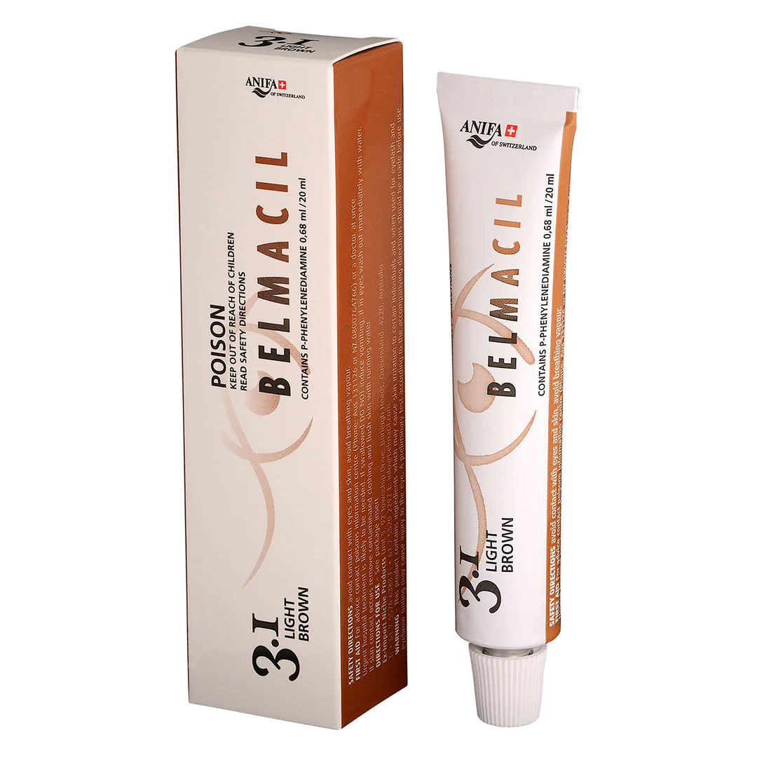 Belmacil Eyelash & Eyebrow Tint 20g - #3.1 Light Brown