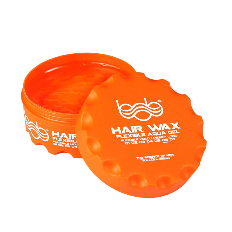 Bob Hair Wax Crazy Aqua Gel Flexible Hold Ultra Shine 150ml ORANGE