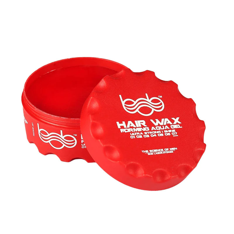 Bob Hair Wax Forming Aqua Gel Ultra Strong and High Shine 150ml RED