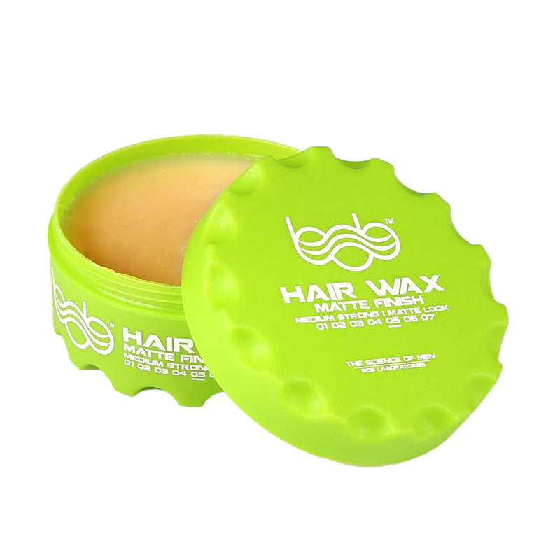 Bob Hair Wax Matte Finish Medium Hold Matte Look 150ml GREEN