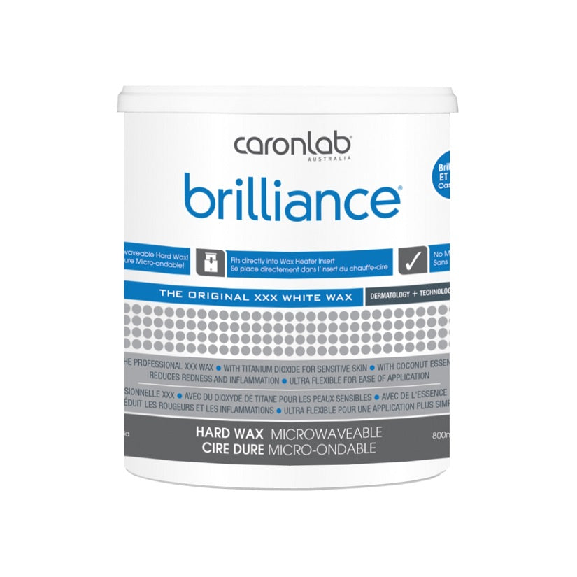 Caronlab Brilliance Hard Wax Microwaveable Jar 800g