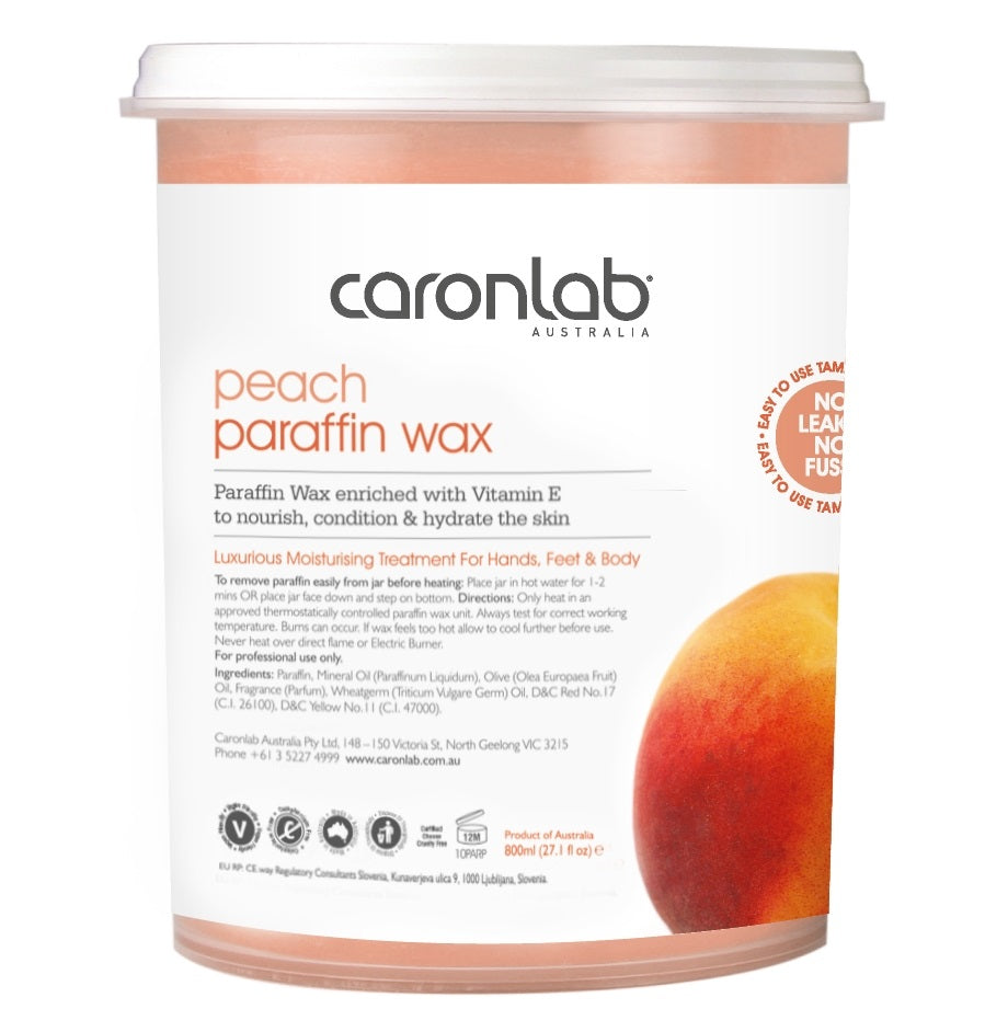 Caronlab Paraffin Wax 800ml Peach