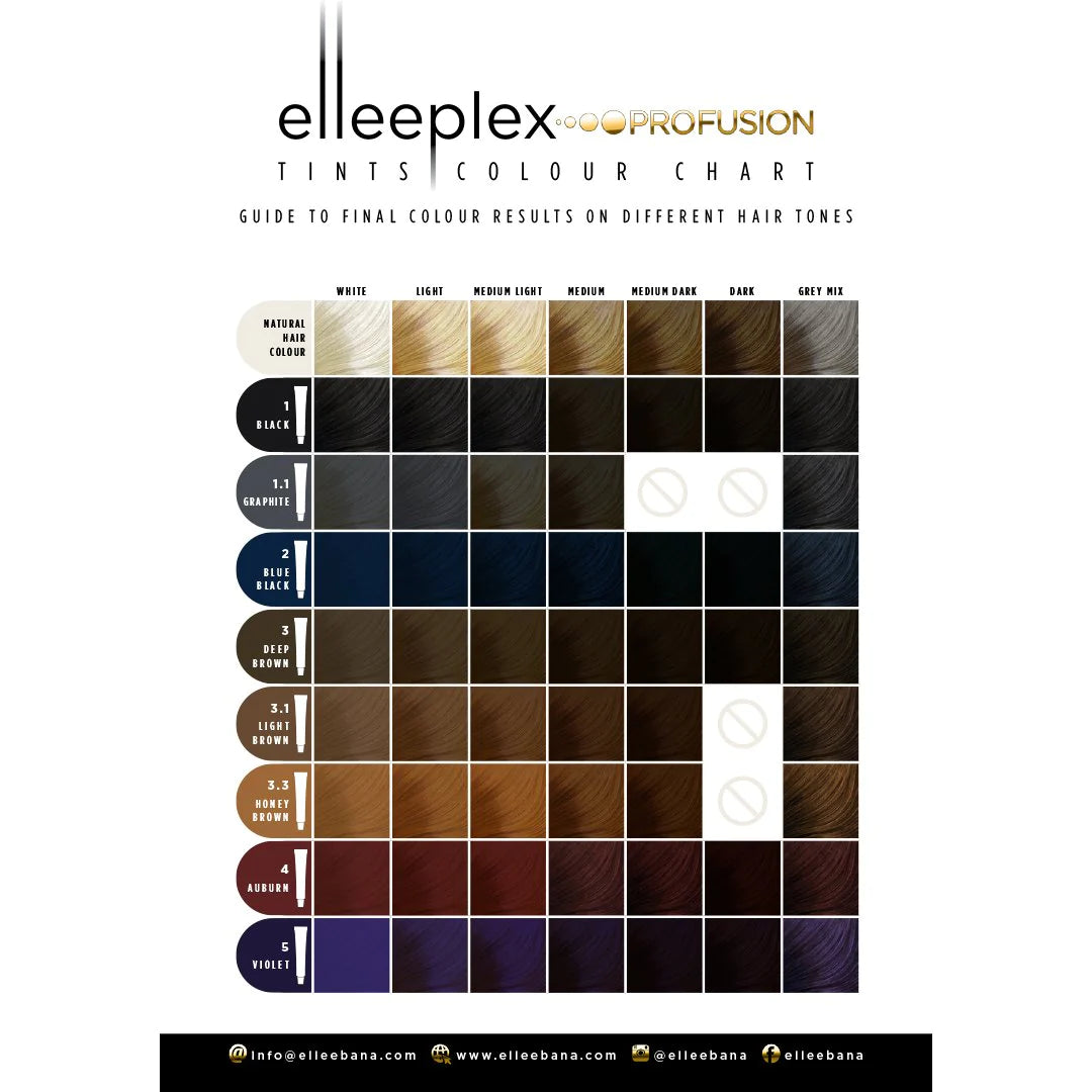 Elleeplex Pro Fusion Eyelash & Eyebrow Tint 20ml - #3.1 Light Brown