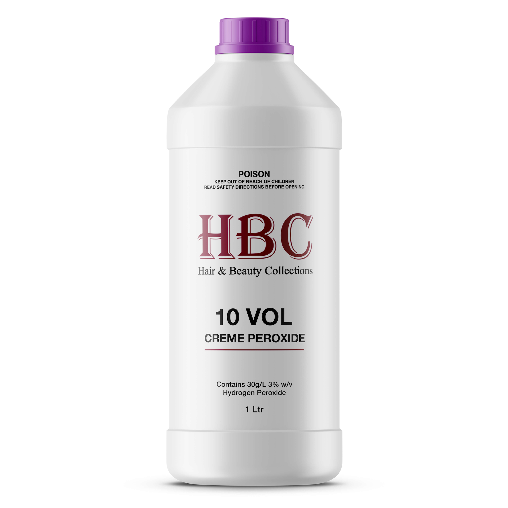 HBC Peroxide 10 Vol 3% Violet 1L