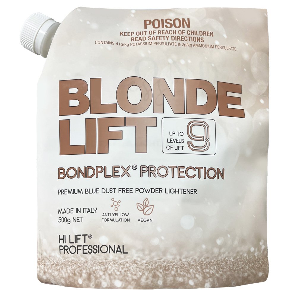 Hi Lift BLONDE Lift up to 9 levels Powder Lightener 500g