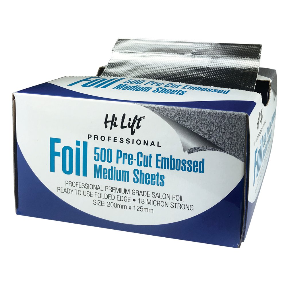 Hi Lift Foil 500 Pre Cut Sheets - Medium - 18 Micron Silver
