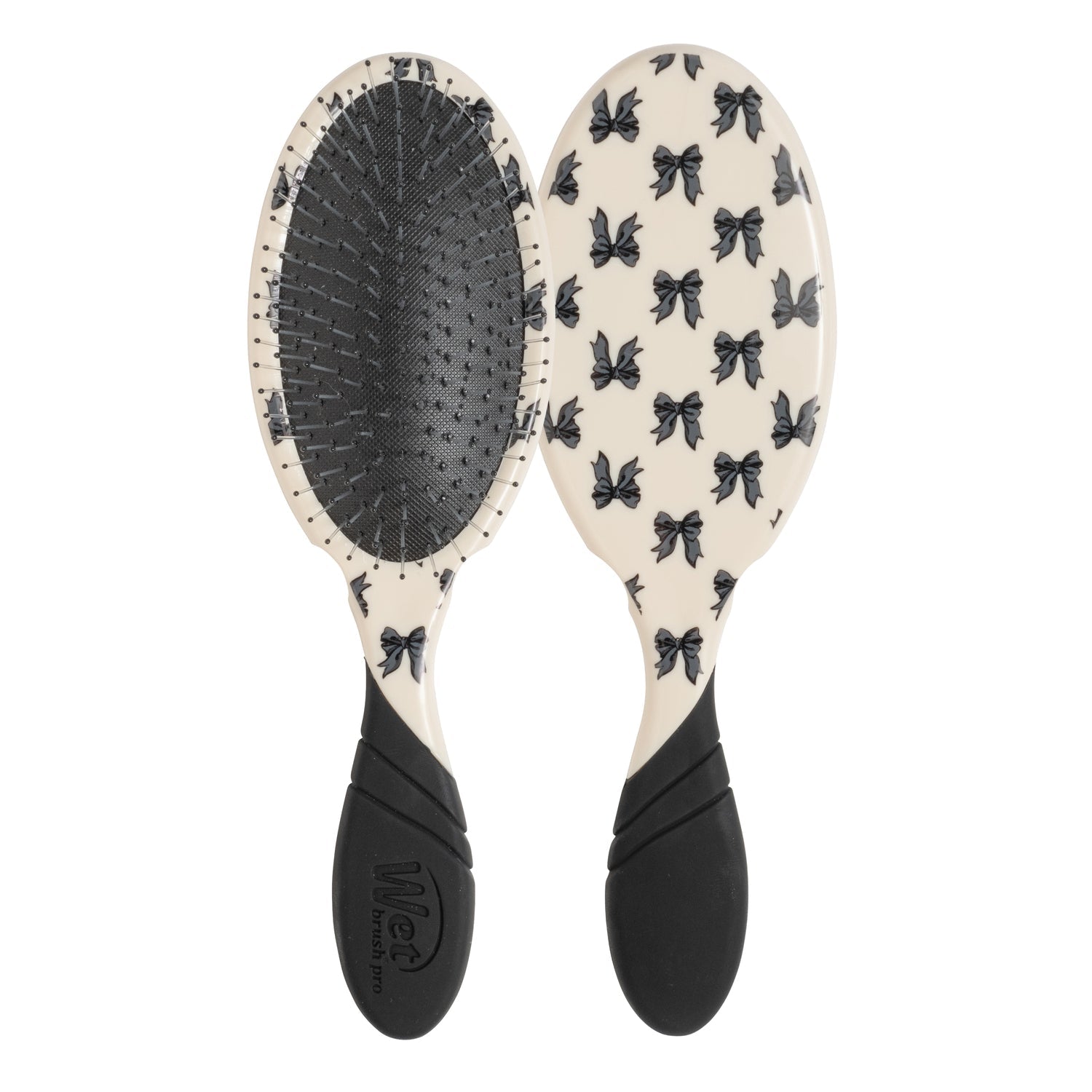 Wet Brush Pro Detangler Bows on Bows Black