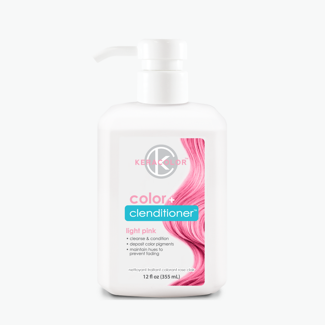 Keracolor Color + Clenditioner Colour Shampoo 355ml - Light Pink