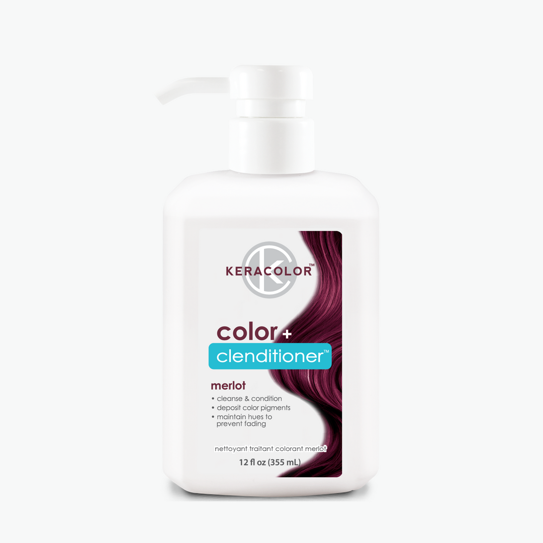 Keracolor Color + Clenditioner Colour Shampoo 355ml - Merlot