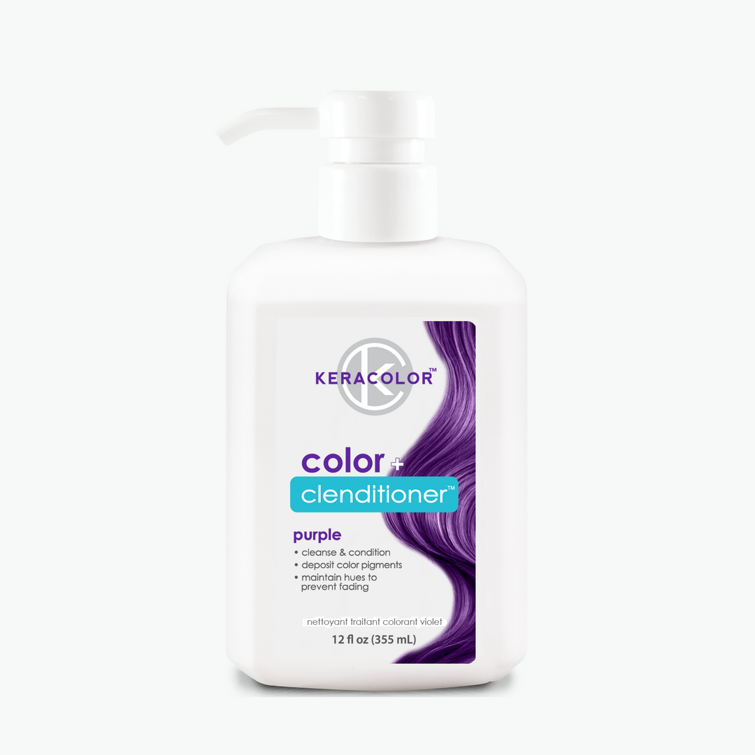 Keracolor Color + Clenditioner Colour Shampoo 355ml - Purple