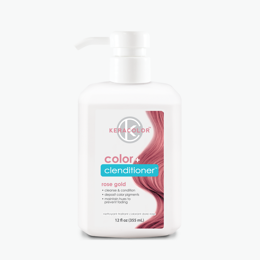 Keracolor Color + Clenditioner Colour Shampoo 355ml - Rose Gold