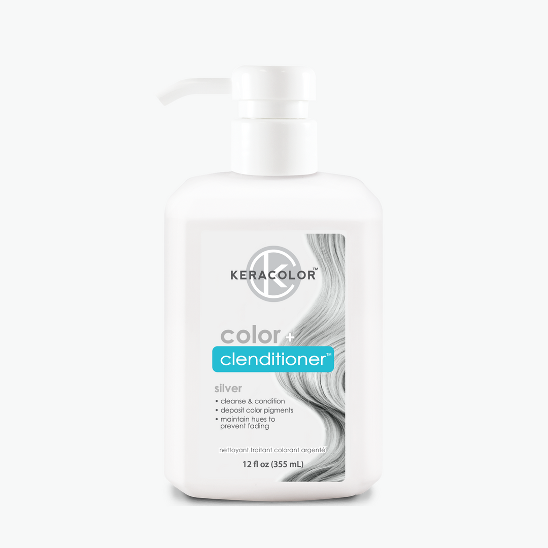 Keracolor Color + Clenditioner Colour Shampoo 355ml - Silver