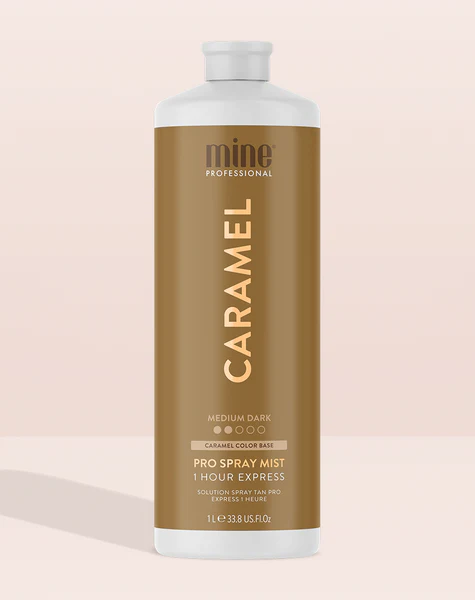 Minetan Caramel Pro Spray Mist 1lt