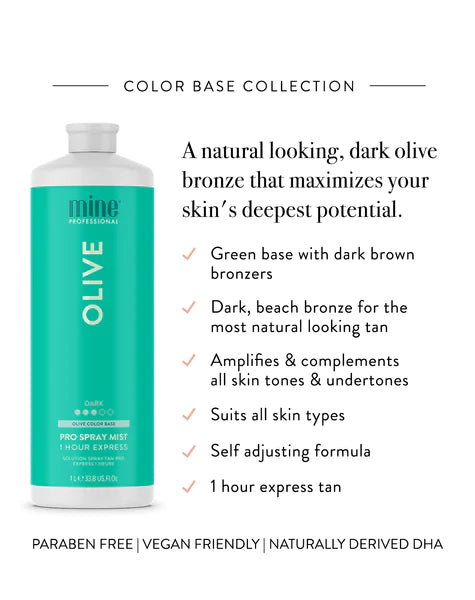 Minetan Olive Pro Spray Mist 1lt