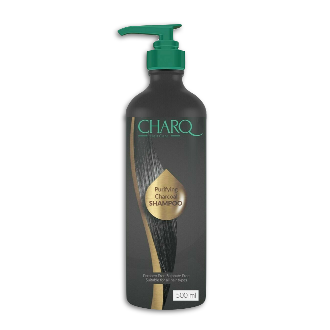 CharQ Purifying Charcoal Shampoo 500ml [SALE $20ea]