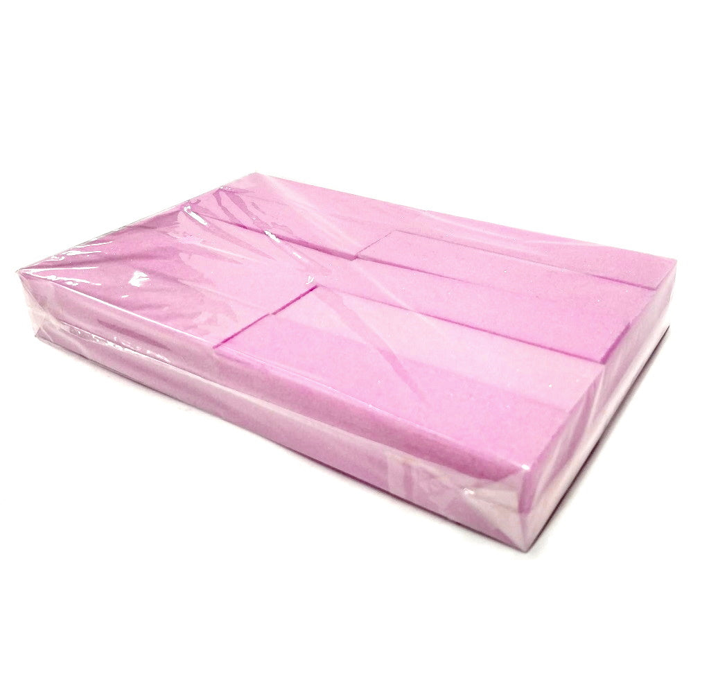 Pink Nail Buffer block 10pcs pack