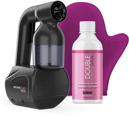 Minetan Bronze Babe Home Spray Tan Kit - Black