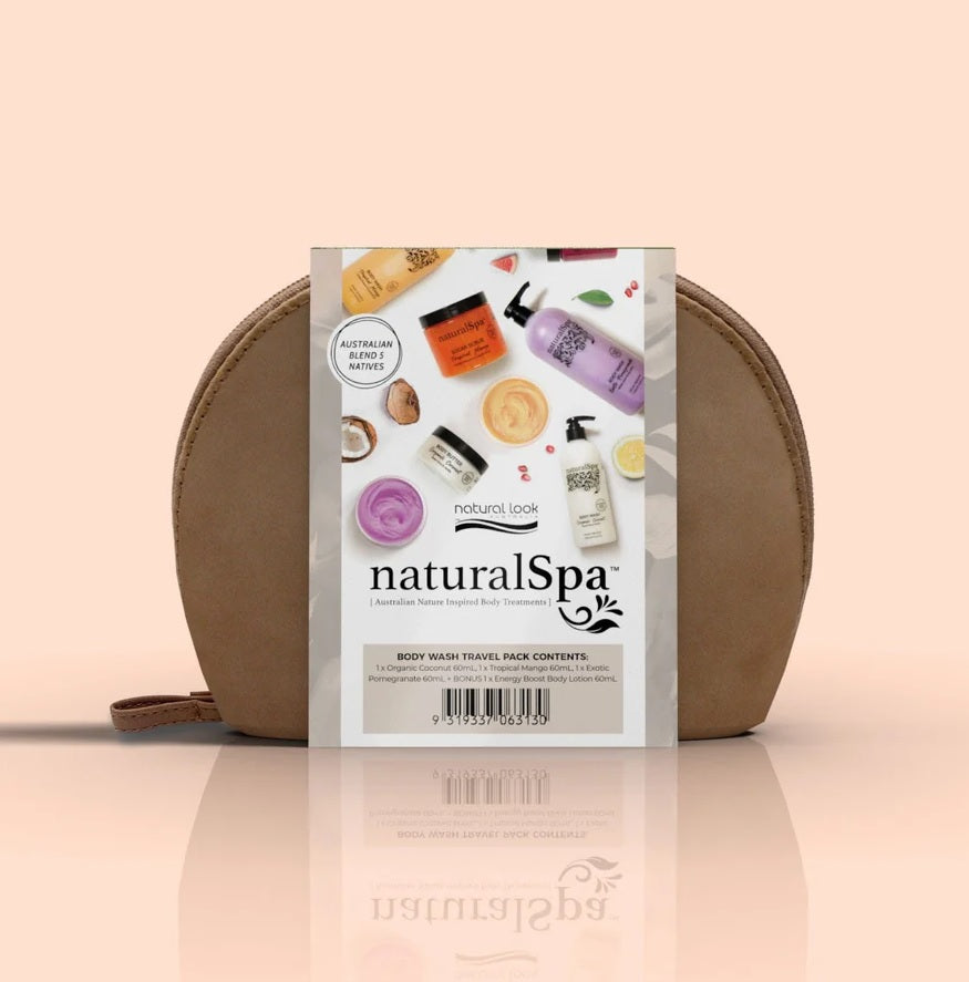 Natural Look Body Wash Travel Pack Fruit Extracts