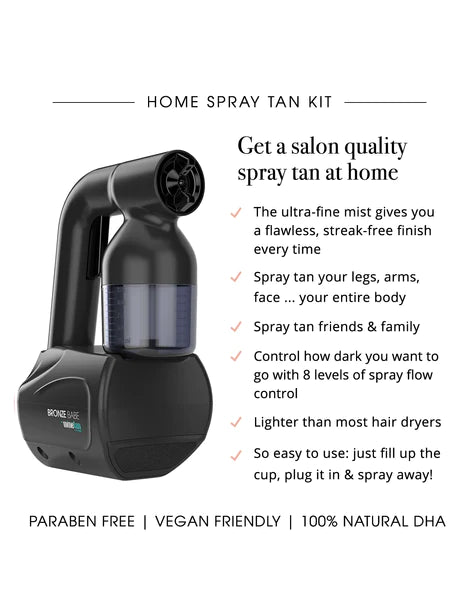 Minetan Bronze Babe Home Spray Tan Kit - Black