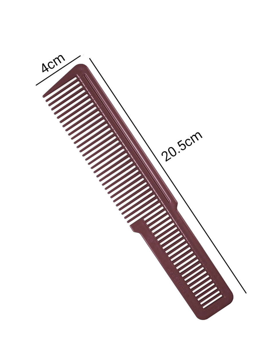 Barber Carbon Clipper Comb Brown