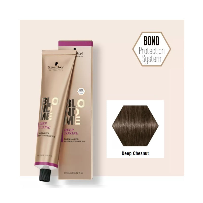 Schwarzkopf BLONDME DEEP TONING Deep Chestnut 60ml DT-Deep Chestnut