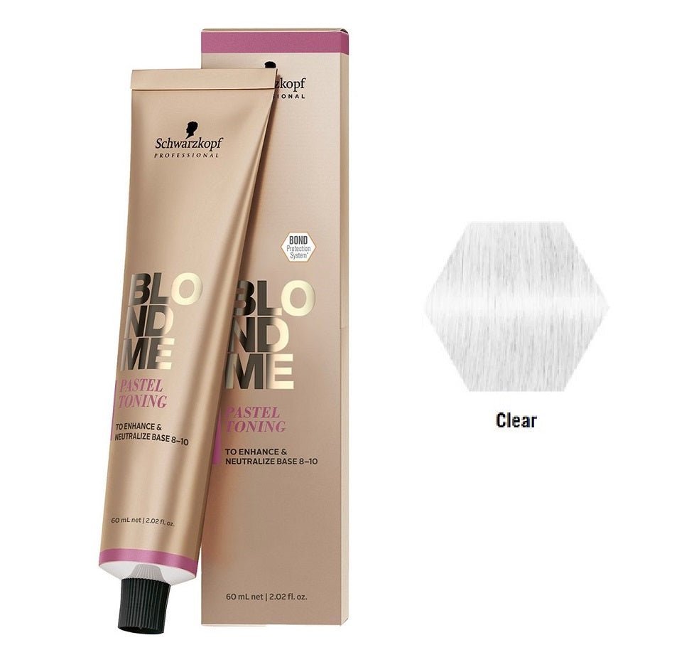 Schwarzkopf BLONDME Pastel Toning Clear 60ml T-Clear