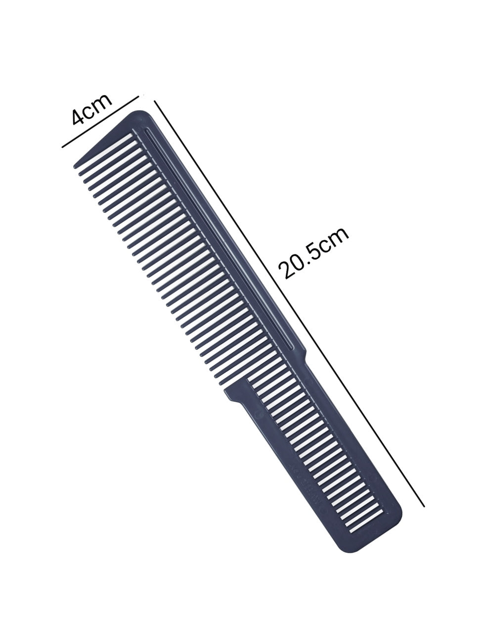 Barber Carbon Clipper Comb Blue