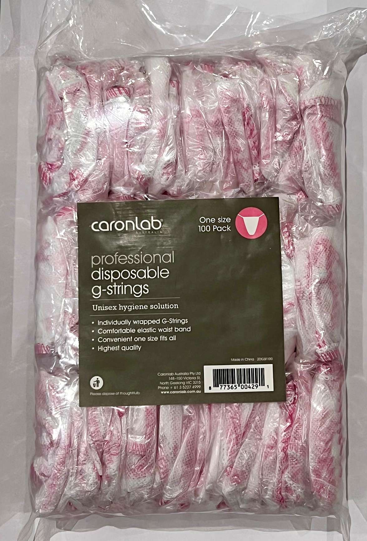 Caronlab Disposable G-Strings 100 pack